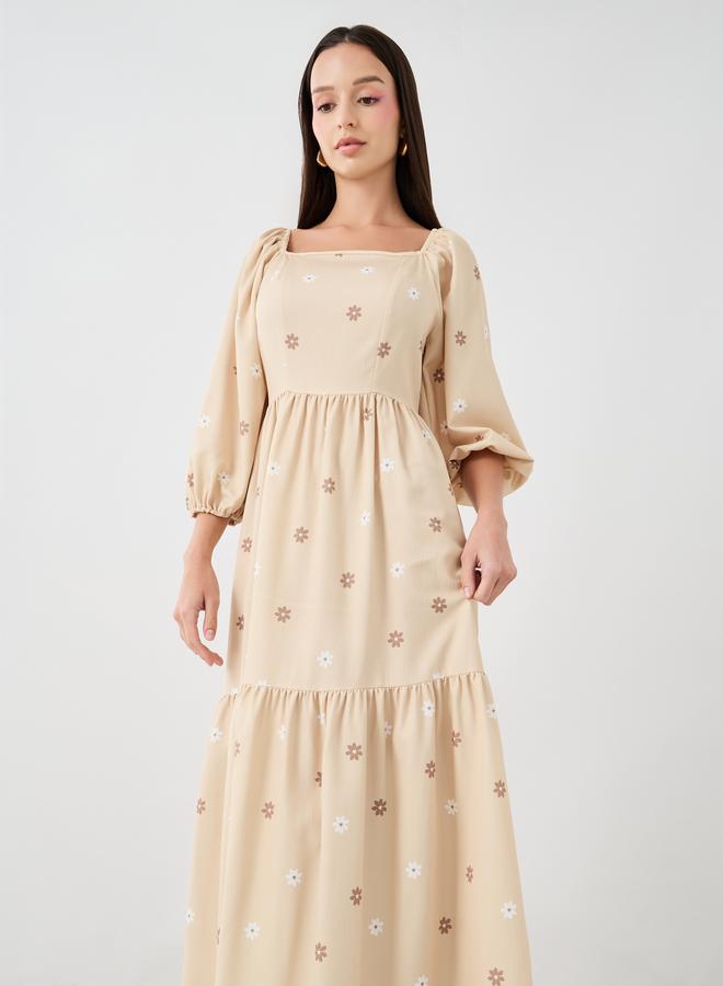 Take Two Floral Tiered Dress  - Image 2