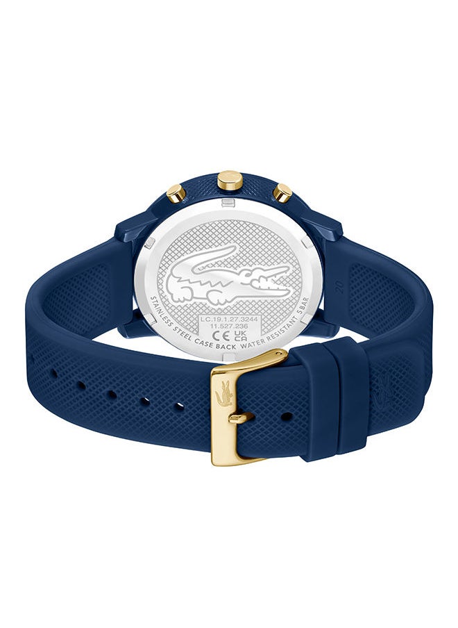 LACOSTE - Men's Chronograph Round Shape Silicone Wrist Watch 2011248 - 43 Mm - Image 1