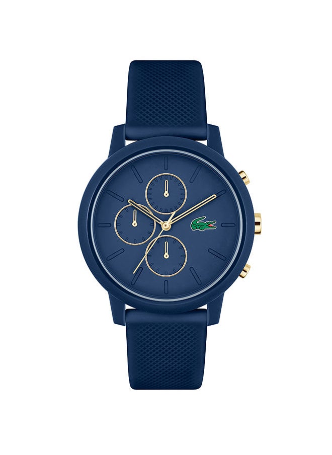 LACOSTE - Men's Chronograph Round Shape Silicone Wrist Watch 2011248 - 43 Mm - Image 1