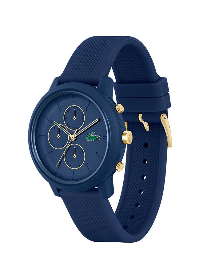 LACOSTE - Men's Chronograph Round Shape Silicone Wrist Watch 2011248 - 43 Mm - Image 1