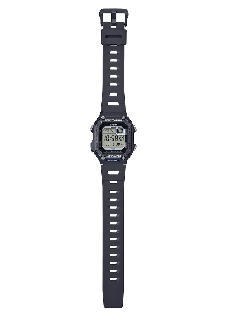 كاسيو ساعة رجالية رقمية قابلة للارتداء مع الهواتف الذكية - WS-B1000-1AVDF - Image 2