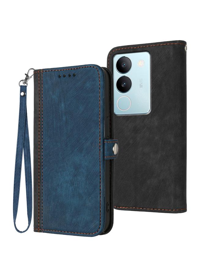 erorex Case For vivo V29 5G Global/V29 Pro Side Buckle Double Fold Hand Strap Leather Phone Case - Image 1