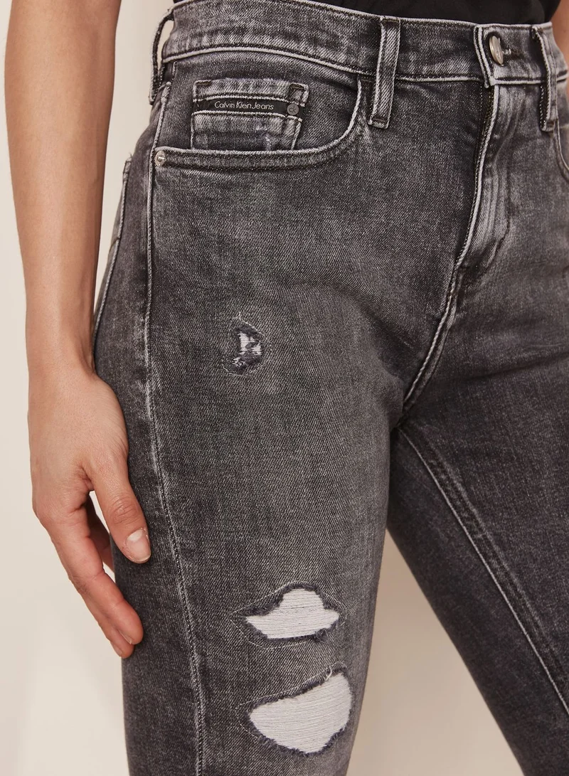 Calvin Klein Jeans Distressed Skinny Jeans
