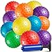 Bedwina Mini Knobby Balls Pack of 12 Bulk 5 Inch Sensory Balls and Spiky Massage Stress Balls with Pump Fun Bouncy Ball Party Favors - Image 3
