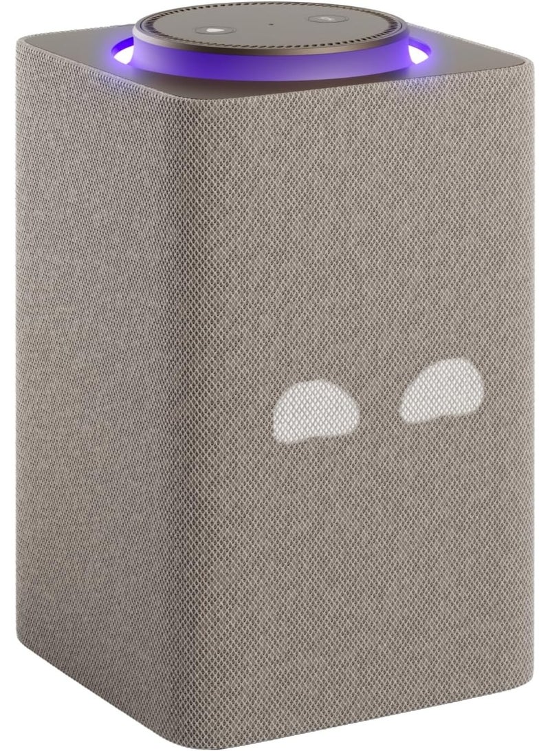 Yango Yasmina Max | Smart AI Speaker | Dolby Audio Sound, Rich Bass & Stereo Pairing | Speaks English & Arabic | YangoPlay unlimited Movies, Series, Music, Quran | Kids Teacher & Translator | Beige - Image 1