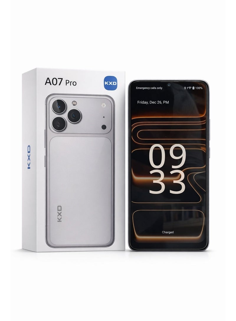 KXD A07 Pro 4GB RAM 64GB Storage Dual SIM 4G LTE Android Smartphone HD+ Display 1 Year Warranty - Image 3
