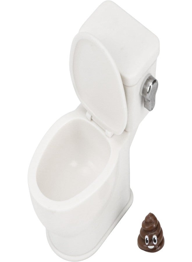 KH866 1/12 Miniature Toilet Dollhouse, Plastic Realistic Bathroom Furniture Accessory for Barbie Dollhouse Decoration, Photography Props, Cake Topper - Image 1