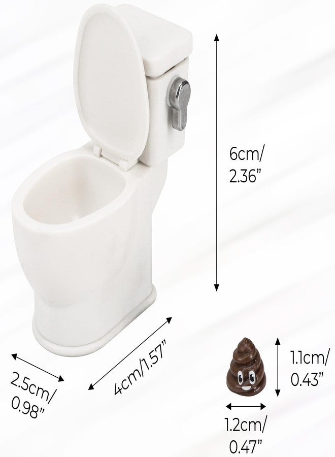 KH866 1/12 Miniature Toilet Dollhouse, Plastic Realistic Bathroom Furniture Accessory for Barbie Dollhouse Decoration, Photography Props, Cake Topper - Image 3