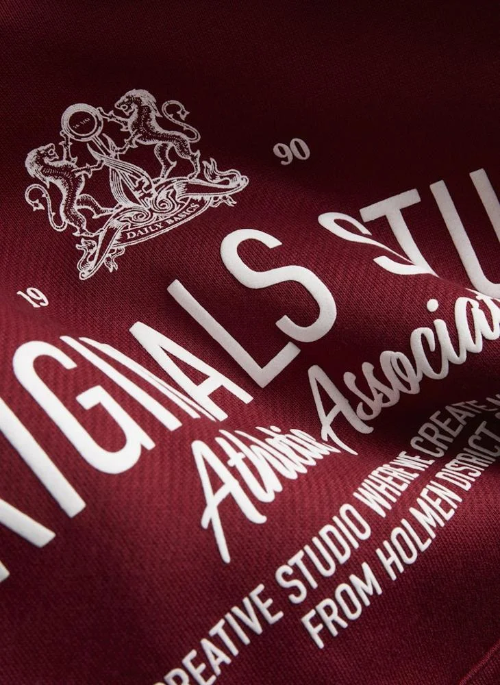JACK & JONES Graphic Pullover Hoodie