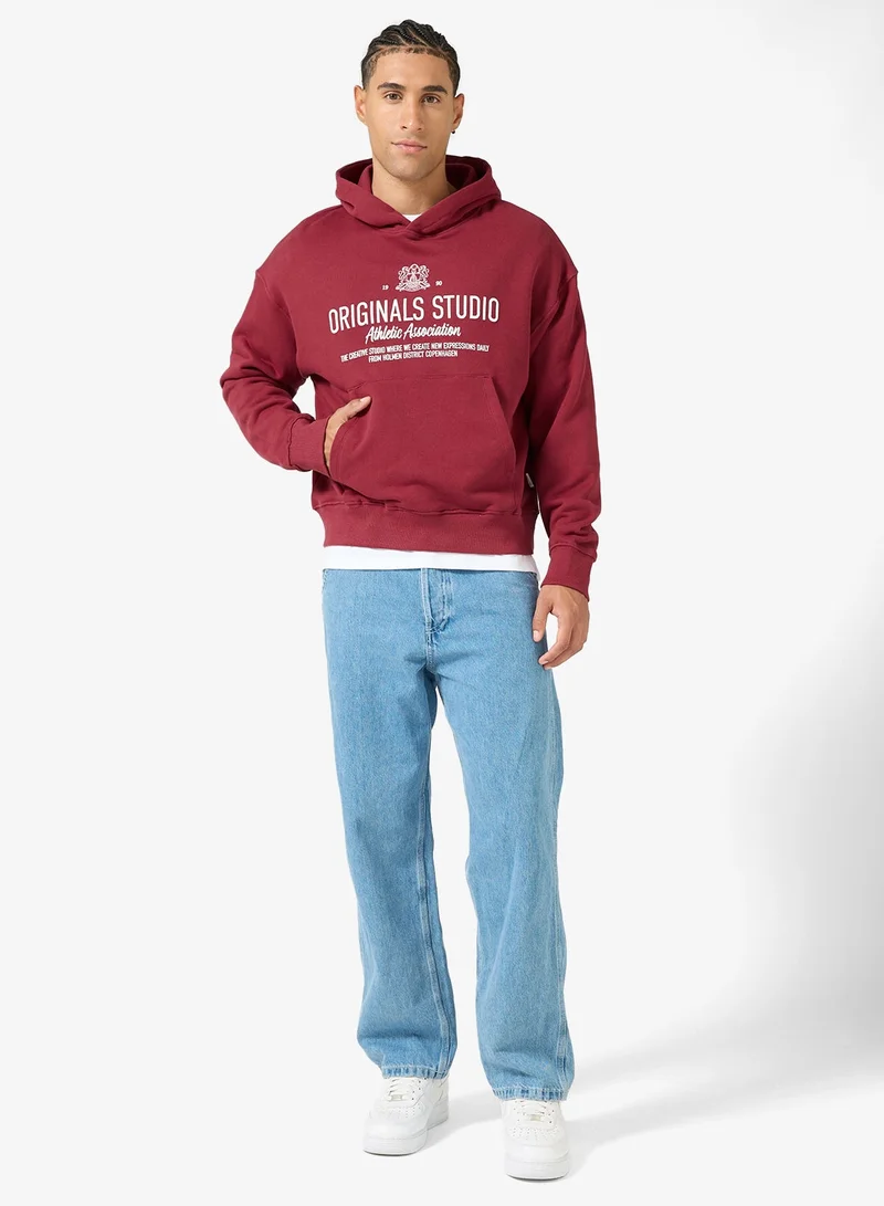 JACK & JONES Graphic Pullover Hoodie