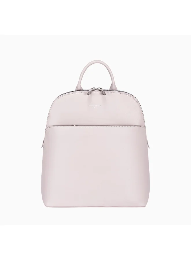 David Jones Modern minimal medium size women's backpack model CM8233| Daily, school, college, work and everyday multi pocket bag