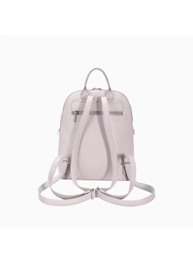 David Jones Snow Lilac David Jones Modern minimal medium size women's backpack model CM8233| Daily, school, college, work and everyday multi pocket bag for Women | Best Price UAE