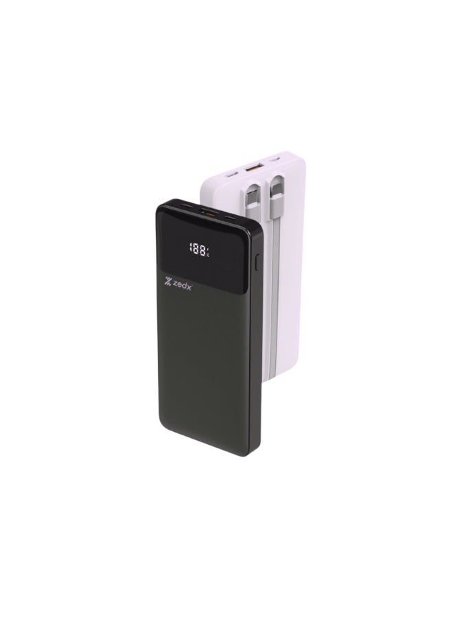 ZEDX POWER STORAGE ZX-PB115 | 10000mAh| Slim Power bank - Image 1