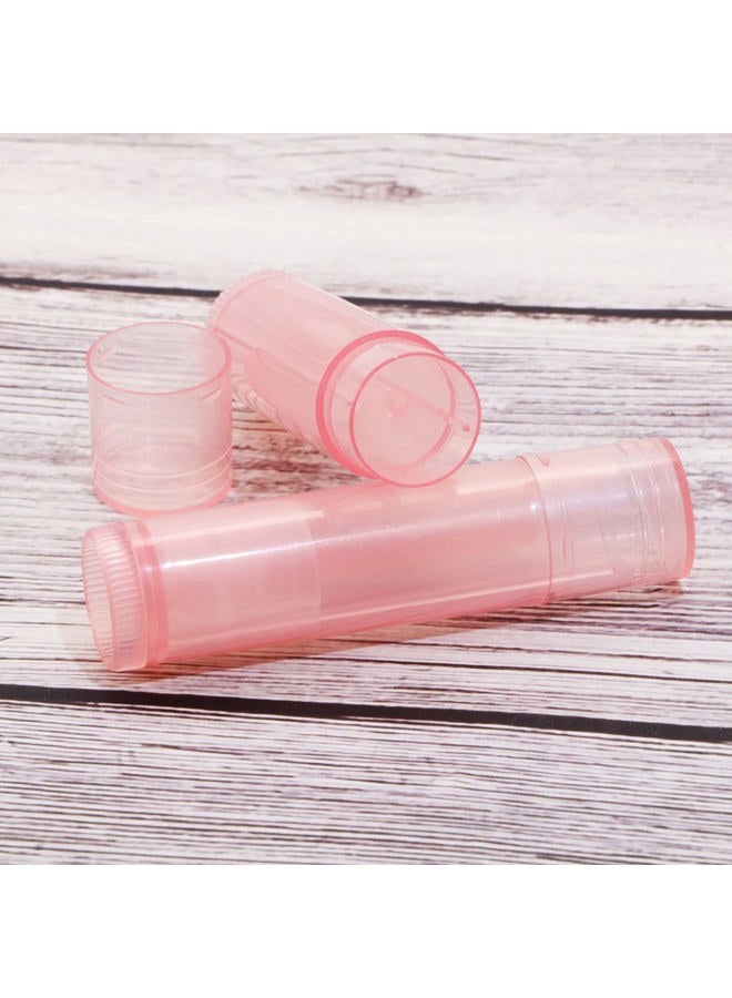 Mini Skater 20Pcs 3/16 Oz (5.5ml) Translucent Lipstick Cosmetic Empty Lip Gloss Lipstick Balm Tube With Caps Container Bottle For Lady Women Makeup Tool (Pink) - Image 4