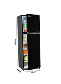 Penguin FG390PENBL KING Top Mount Refrigerator - 340 L - 14 Ft  black  - Image 5