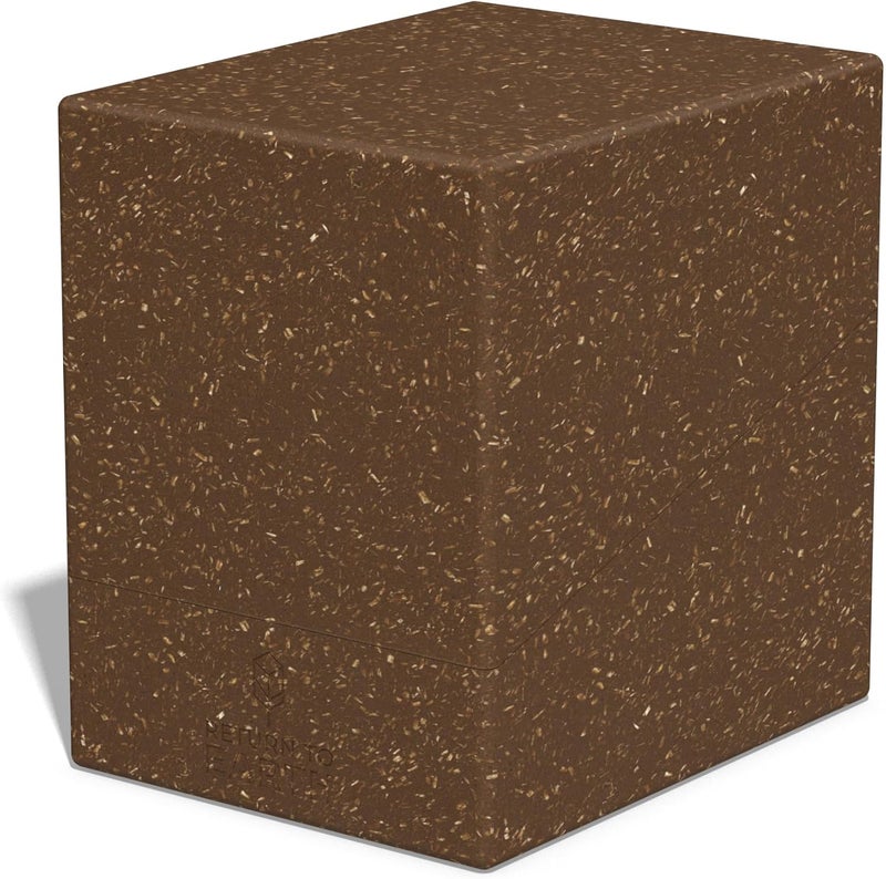Ultimate Guard RTE Boulder 133+, Deck Case for 133 Double-Sleeved TCG Cards, Brown, 87% Renewable, Made in Germany, Secure & Durable Storage - Image 4