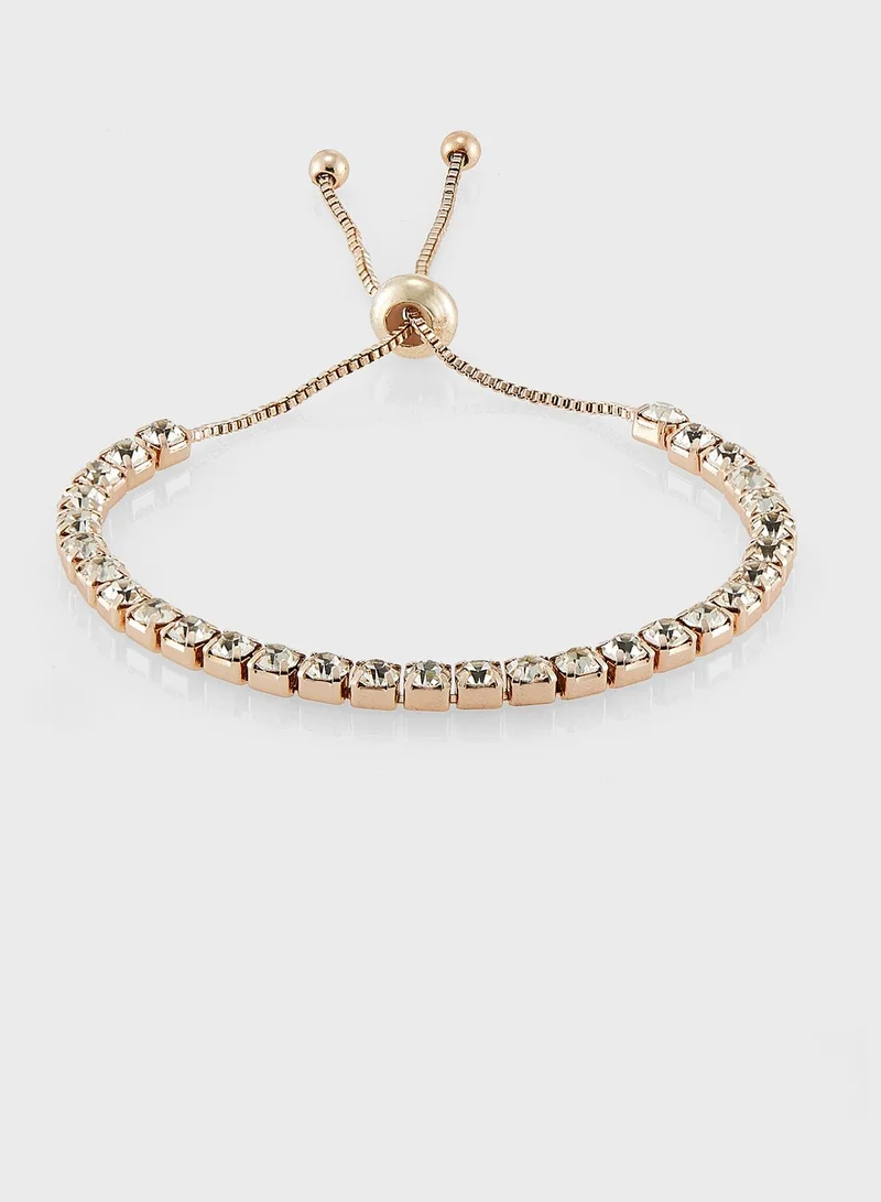 ELLA Rhinestone Dial Watch & Bracelet Gift Set