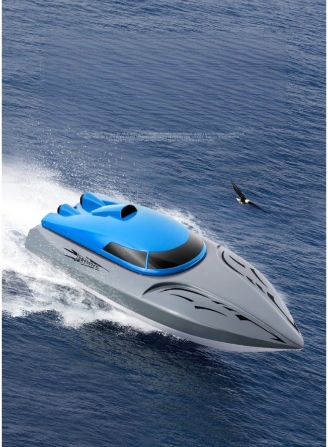 ريوكل قارب التحكم عن بعد قارب كهربائي عالي السرعة RC قارب مائي 18 كم/ساعة 2.4 جيجا هرتز قوارب سباق لعبة حمام سباحة للأطفال جهاز تحكم عن بعد لحمامات السباحة والبحيرات - Image 3