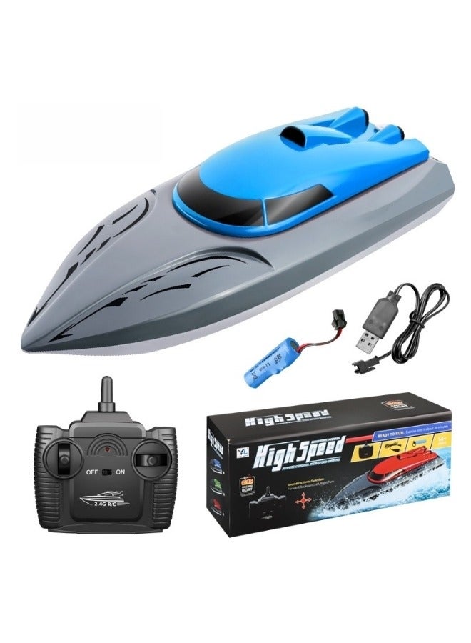 ريوكل قارب التحكم عن بعد قارب كهربائي عالي السرعة RC قارب مائي 18 كم/ساعة 2.4 جيجا هرتز قوارب سباق لعبة حمام سباحة للأطفال جهاز تحكم عن بعد لحمامات السباحة والبحيرات - Image 2