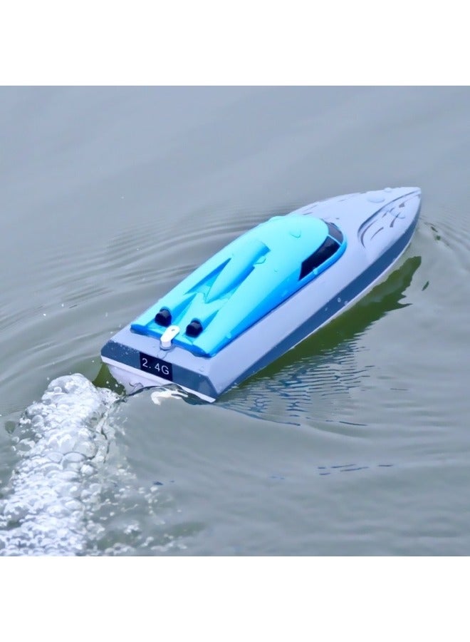 ريوكل قارب التحكم عن بعد قارب كهربائي عالي السرعة RC قارب مائي 18 كم/ساعة 2.4 جيجا هرتز قوارب سباق لعبة حمام سباحة للأطفال جهاز تحكم عن بعد لحمامات السباحة والبحيرات - Image 4