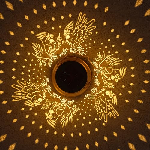 Miggley Cardinal Solar Lantern for Garden Outdoor Decor – Hanging Metal Light Decoration for Patio, Yard, Lawn, Pathway, Backyard – Birthday Gift for Mom, Women, Grandma - Image 4
