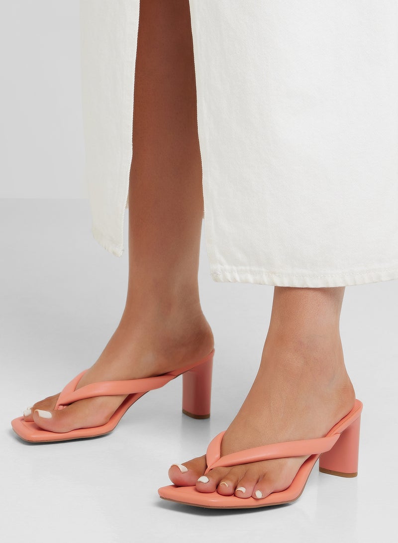 Ginger Padded Toe Post Heel Sandal - Image 5