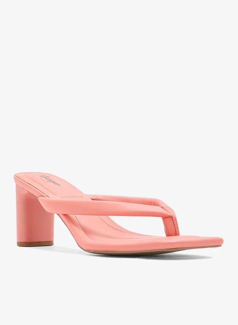 Ginger Padded Toe Post Heel Sandal