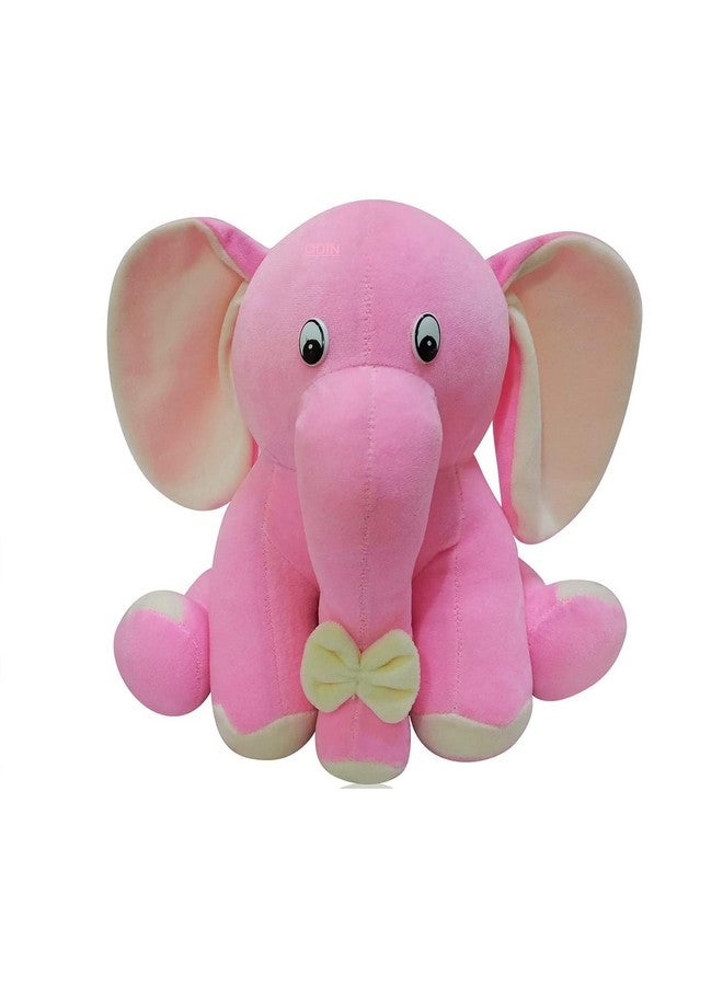 مجموعة سوارا من 4 حيوانات ناعمة للأطفال (رضع) للعب لعبة ناعمة على شكل فيل وحيد القرن وكلب وأرنب. جميع أفضل ألعاب الأطفال (استمتع) هدية عيد ميلاد (30 سم) - Image 3