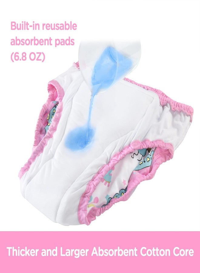 Littleforbig Soft Silky Underwear Comfortable Washable Reusable Adult Training Pants - Little Circus M - Image 3