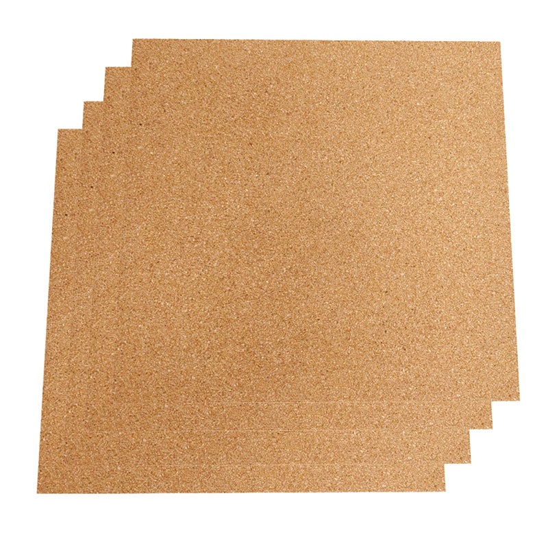 4Pcs 300x300mm 2mm Thick Soft Cork Panels for Craft Wall Art Heat Insulation H2D Printer Accessories - Image 2