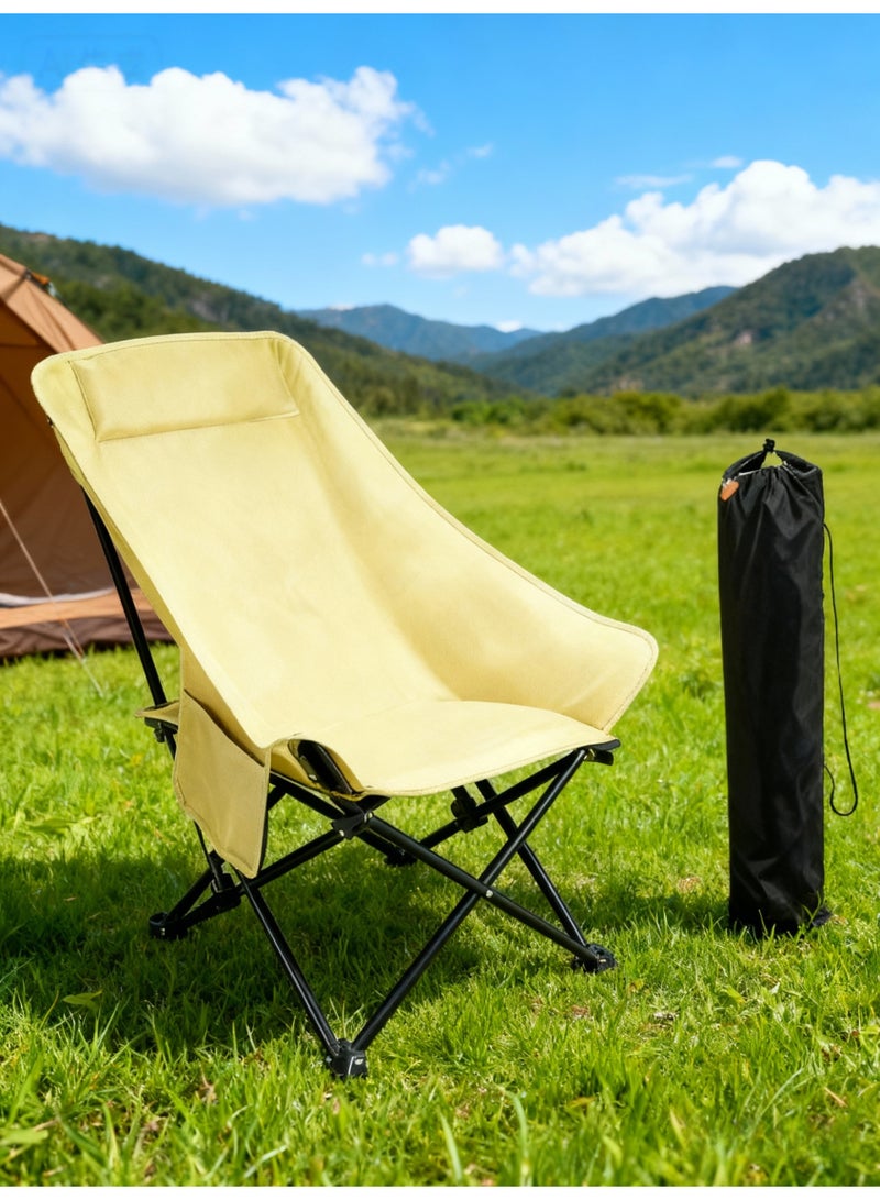 KELIO 3-Level Adjustable Outdoor Folding Chair - Portable Lightweight Camping Chair | Sit/Recline/Sleep Multi-Angle Design with Storage Bag for Camping Fishing Hiking Travel - Image 1
