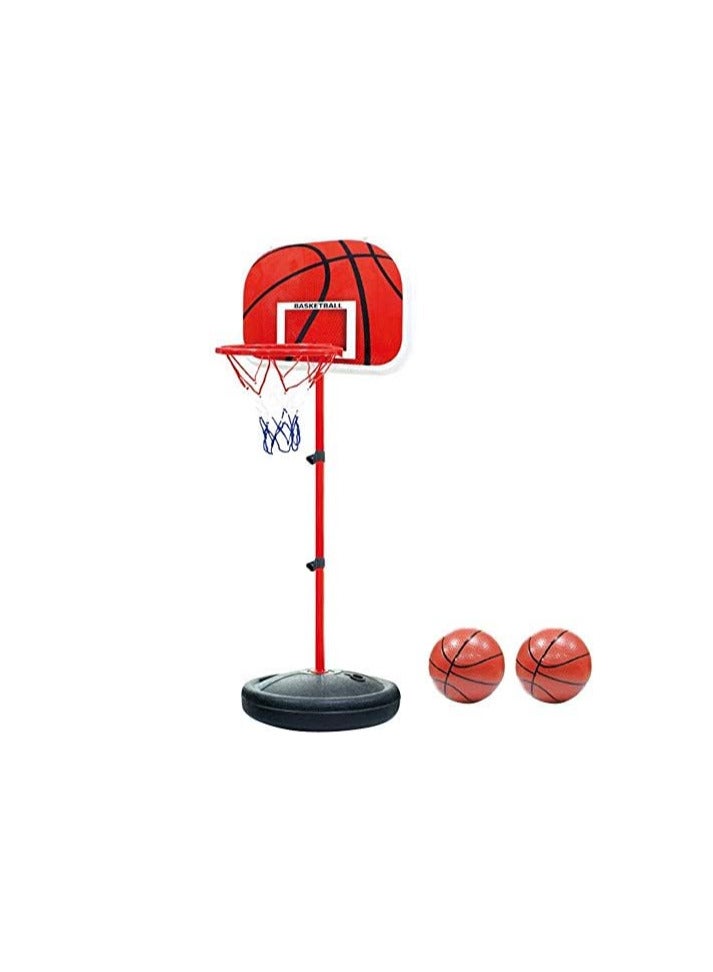 Adjustable 150Cm Kids Basketball Back Board Stand & Hoop Set For Children Gift  - Image 1