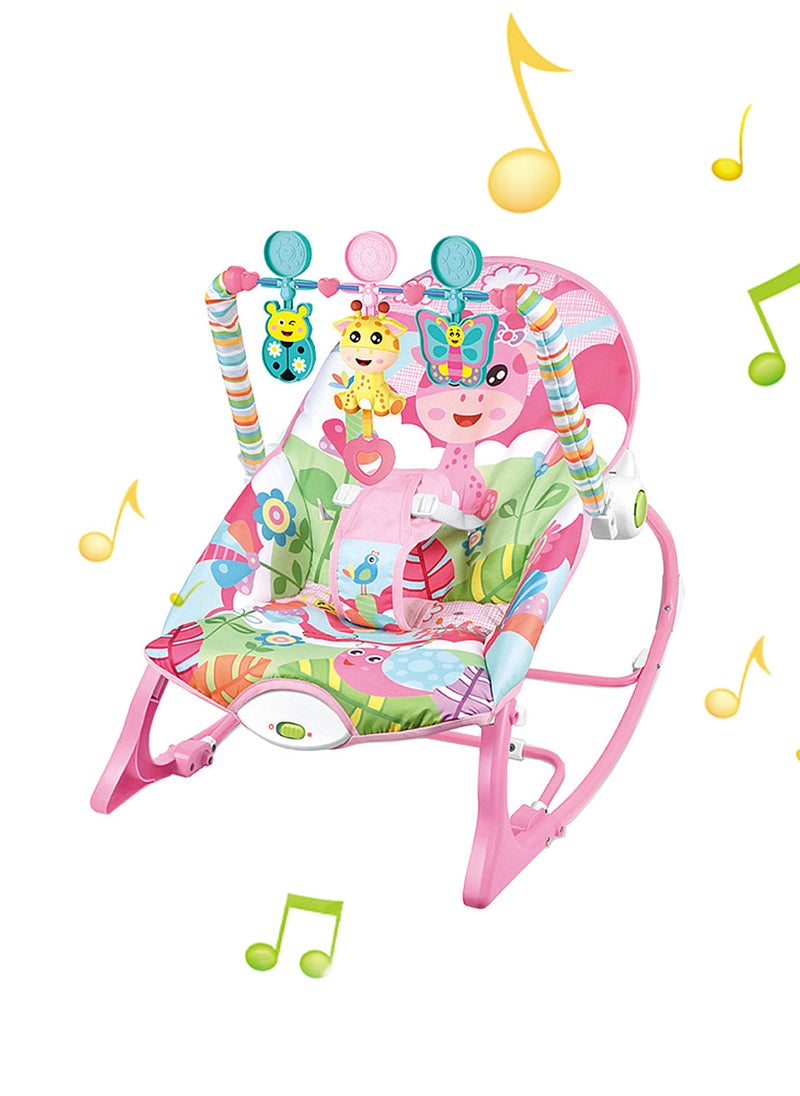 MaBaby Infant Electric Vibrating Musical Rocking Chair, Load Capacity 40lbs/18kg Age Standard 0+  - Image 1