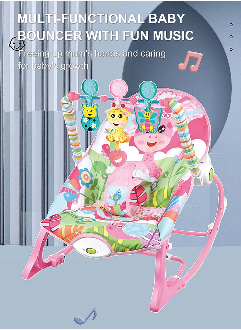 MaBaby Infant Electric Vibrating Musical Rocking Chair, Load Capacity 40lbs/18kg Age Standard 0+  - Image 2