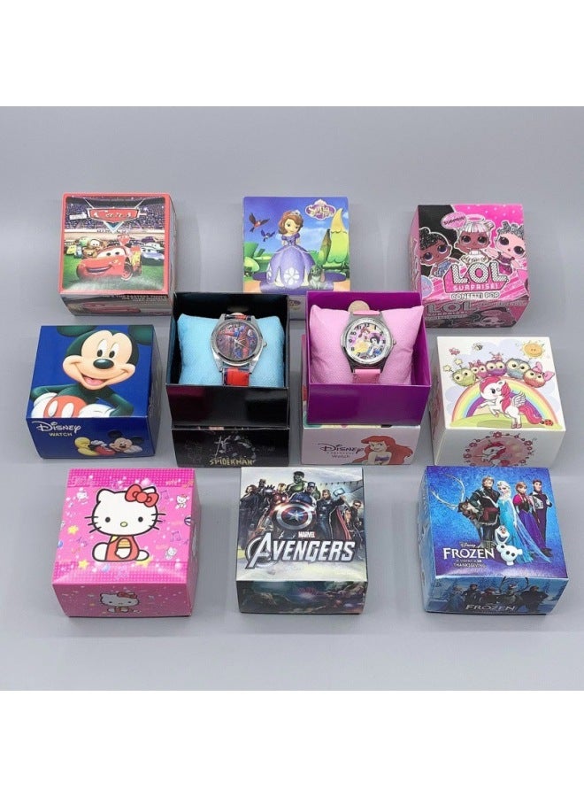 Frozen Children's Watch Boxed Box Watch Suit Cartoon Watch Suit With Gift Box Cartoon Watch-Color:Sophia-Specifications:Box  - Image 2