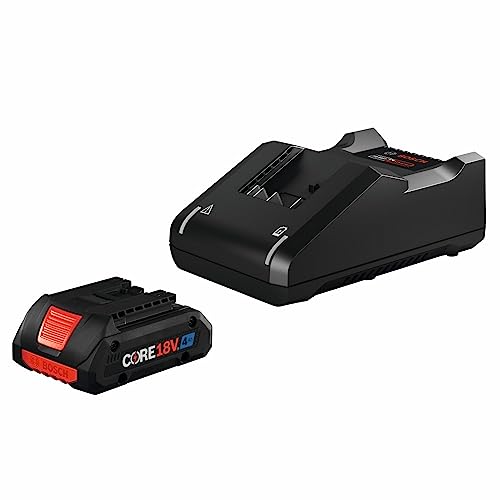 BOSCH GXS18V-15N15 18V Starter Kit with (1) CORE18V 4 Ah Advanced Power Battery and 18V Standard Battery Charger - Image 1