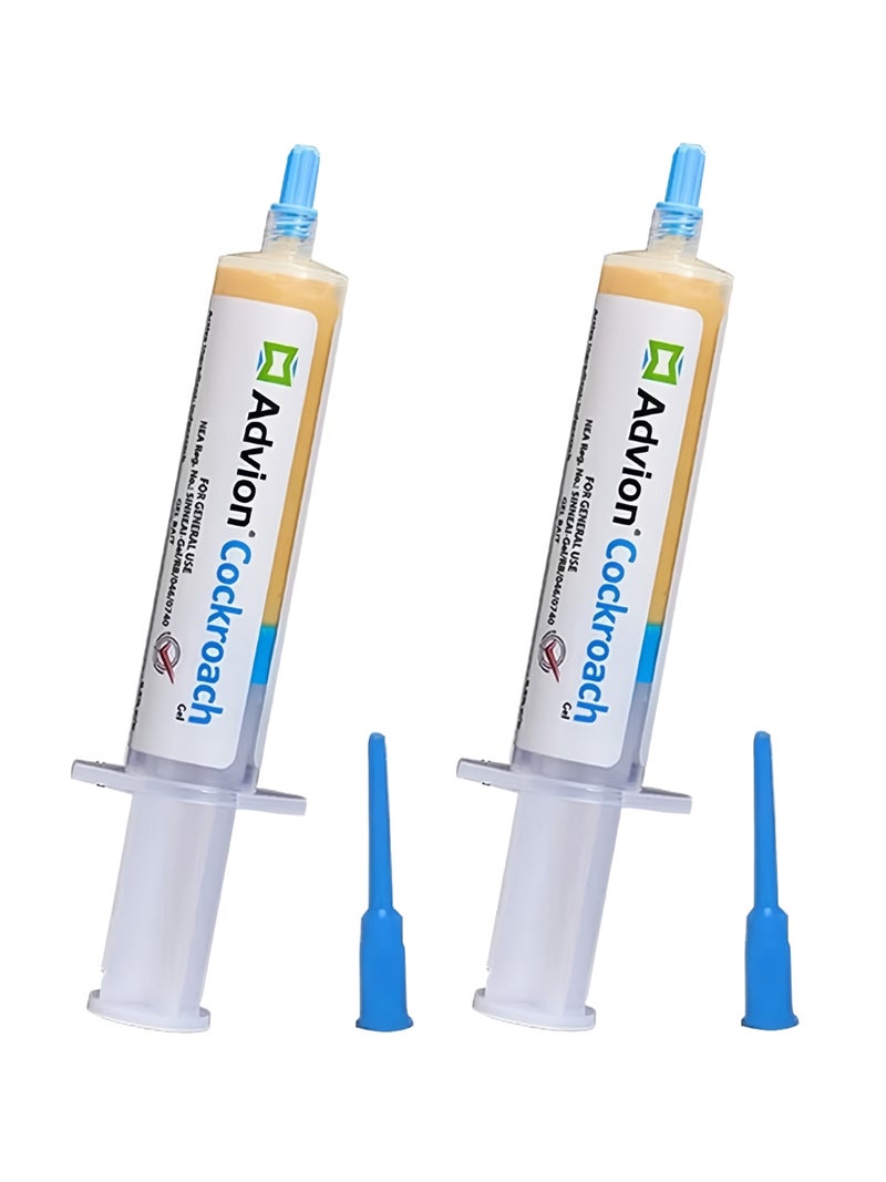 Cockroach 2-PACKS Cockroach Killer Gel Bait Includes  Brown Anti Cockroach Pest Control Gel Bait Original USA 30grams*2 - Image 1