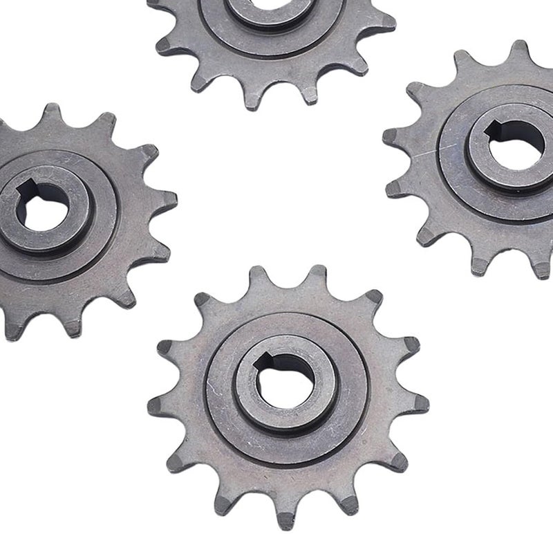 410 13T Motor Sprocket Heavy Duty Steel Construction Premium Replacement Sprocket Set for Go Karts Motorcycles ATVs and Quad Bikes Includes 5 Sprockets and 20 Accessories - Image 3