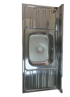 HAR & Unex Stainless steel sink 120x55 cm.center single bowl, Made in Korea  - Image 1