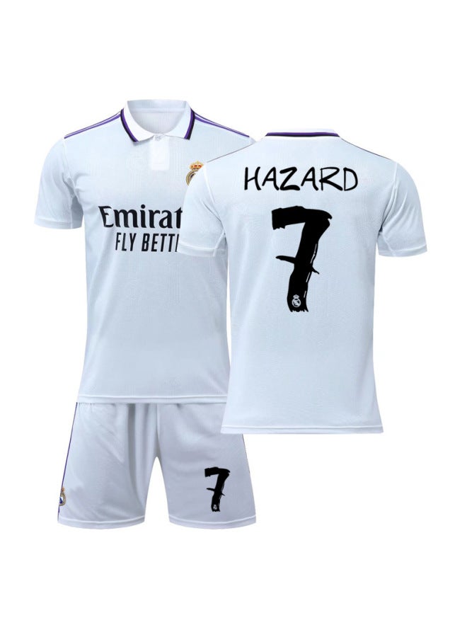 2223 Real Madrid No. 7 Hazard Football Jersey - Image 1