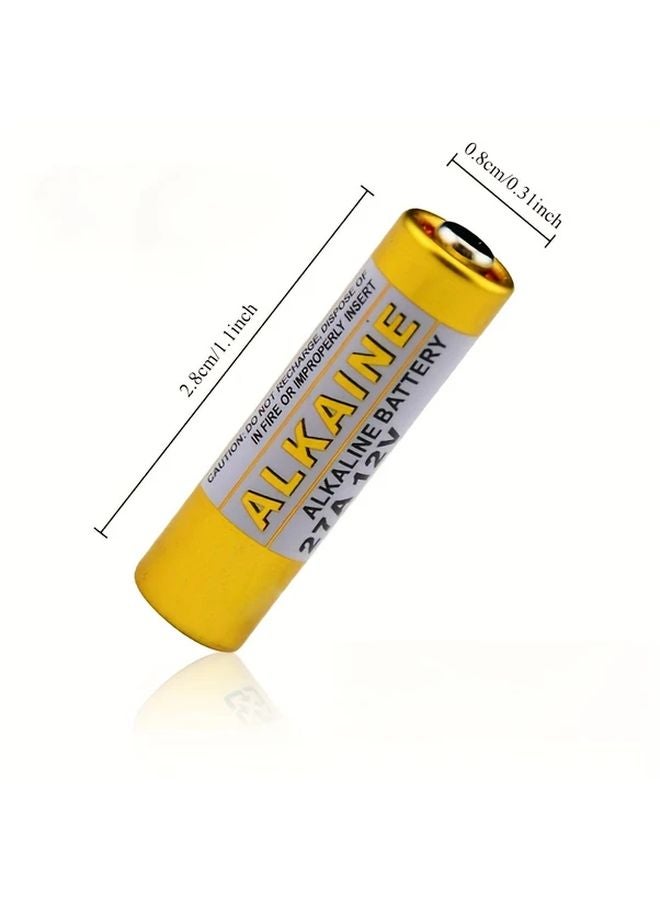 10pcs 27A 12V Alkaline Battery Disposable Non Rechargeable For Remote Control Electronic Door Lock - Image 5