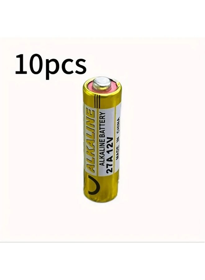 10pcs 27A 12V Alkaline Battery Disposable Non Rechargeable For Remote Control Electronic Door Lock - Image 1