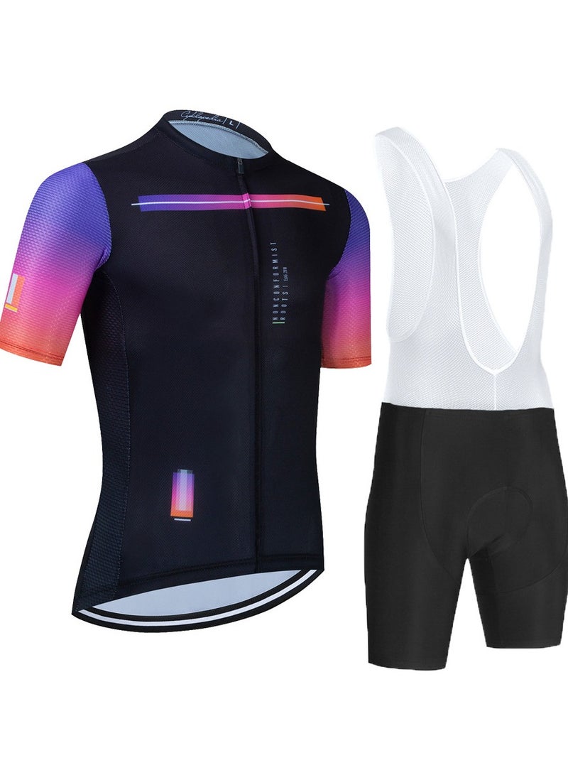 KUYING Summer Short Sleeved Cycling Suit Set - Image 1