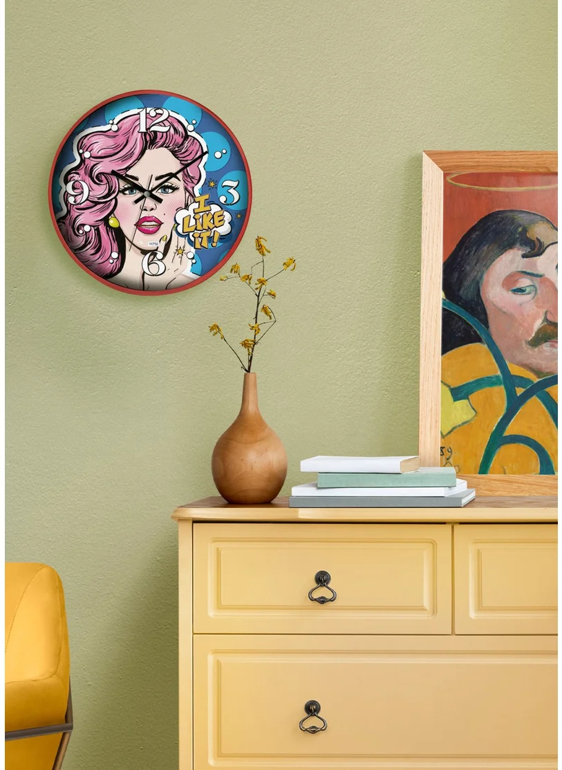 The Mia Popart Wall Clock 30 cm