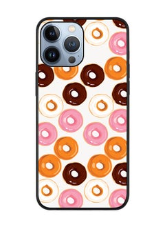 Rugged Black edge case for Apple iPhone 13 Pro Max Slim fit Soft Case Flexible Rubber Edges Anti Drop TPU Gel Thin Cover - Donut Drops