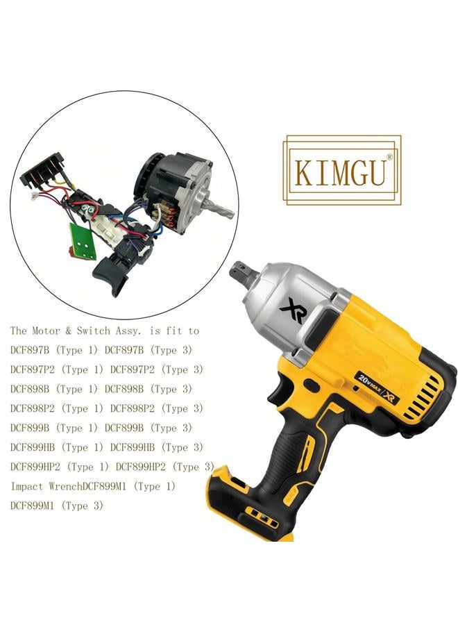 KIMGU N578553 N426401 KIMGU 20V Switch Replace for Dewalt DCF899 DCF899HB DCF899H DCF899M1 DCF899B DCF897B DCF898B Impact Wrench - Image 5