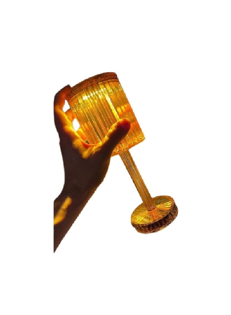 Crystal Table Lamp Remote Control Touch USB Charging Modern Home Decoration  Lamp - Image 1