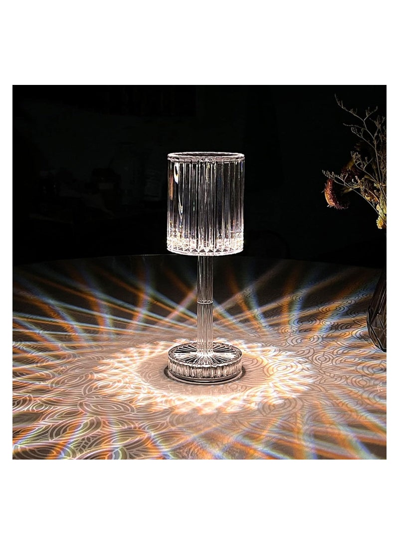 Crystal Table Lamp Remote Control Touch USB Charging Modern Home Decoration  Lamp - Image 2