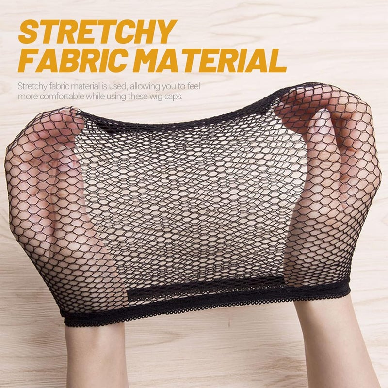 10pcs Wig Caps 17x6.5cm Elastic Mesh Hair Nets Lightweight For Women Travel Cosplay - Image 4