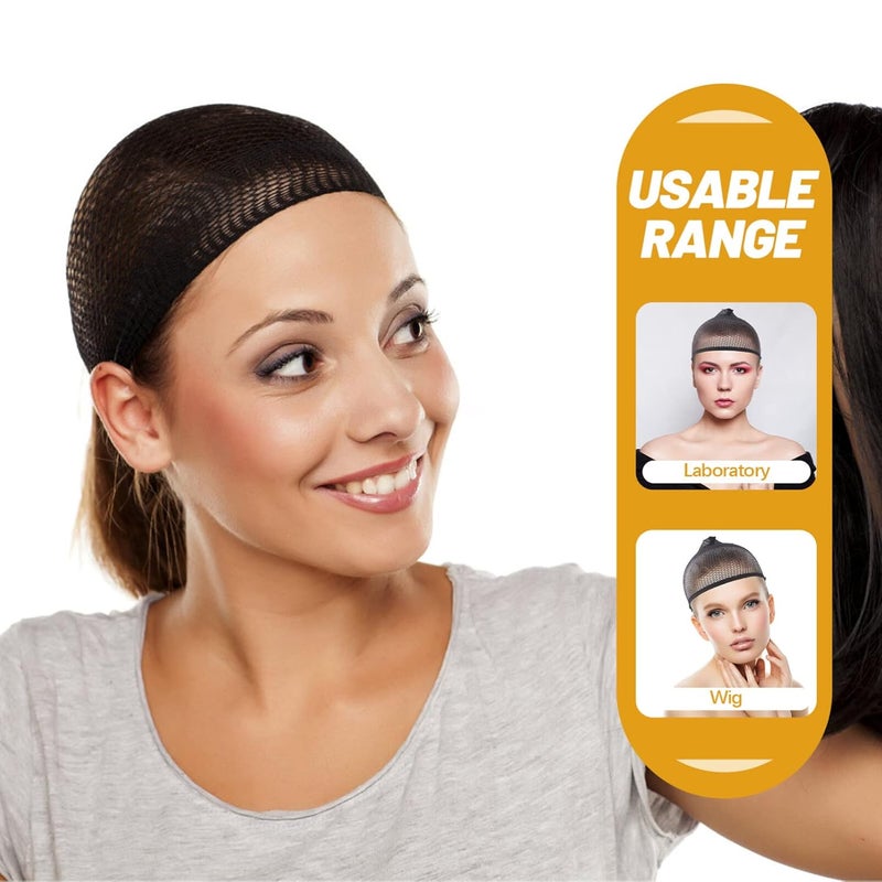 10pcs Wig Caps 17x6.5cm Elastic Mesh Hair Nets Lightweight For Women Travel Cosplay - Image 5